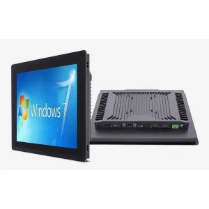 3mm Slim Bezel Aluminum Alloy 17 Inch Integrated True Flat Resistive Touchscreen Industrial Computer All In One Panel PC for HMI