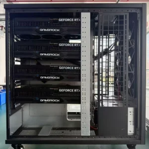 4 GPU Tower Workstation Server Chassis for AI and Large Scale Model Computing A100 H100 4090 5090 PRO6000 in Stock