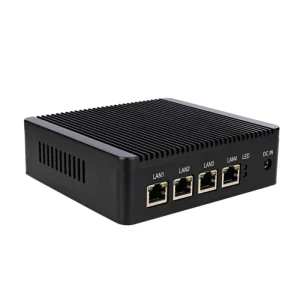 4 LAN Port Micro Mini Computer Barebone NUC Intel J1900 SSD Win7/8/10 Linux Ubuntu Fanless Mini PC
