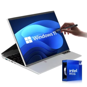 4-in-1 Touch Screen Business Laptop with 14-inch 360-degree Folding Learning and Gaming Notebook with 16 RAM and 2TB SSD