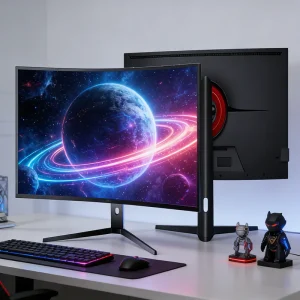 40 Inch Widescreen Curved Gaming Monitor 165HZ LCD 4K Computer Screen 21:9 Aspect Ratio 178°/178° Viewing Laptop DP Speaker