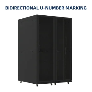 42U Server Cabinet 77.85% Ventilation Cold Rolled Steel 19″ Floor Standing Data Center Rack