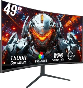 49 Inch Curved Screen Computer Monitor OEM 5k 144 HZ Desktop LCD PC Gaming Monitor