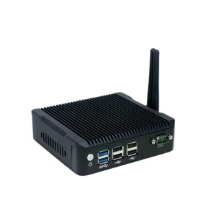 4K Mini Box PC with DDR3L 1600MHz RAM Nano Barebone Mini PCIe Slot for Industrial Display and Control
