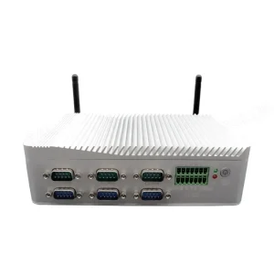 6 COM 6th Gen I3 6157U Industrial Mini PC with mSATA SSD VGA HD Display Fanless Box for Edge Computing IoT