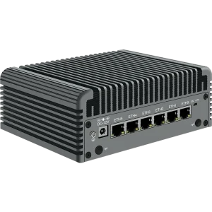 6 LAN Fanless Mini PC N355 I226-V DDR5 2xNVMe 1xSATA3.0 Type-C PfSense Proxmox 2.5G Firewall Router MINI PC Barebone