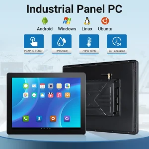 7 10 15 24 27 Inch IP65 Vandal Proof Embedded Industrial Capacitive Touch Computer Android/Linux RK3568/i5 Industrial Panel PC
