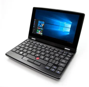 7 Inch Touch Screen IPS Portable Mini Win 10 8GB 128GB SSD English Keyboard Intel Alder Lake N95 Online Learning Laptop