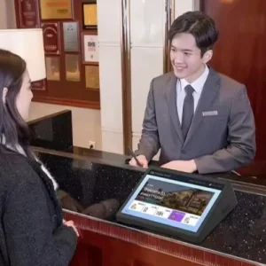 8 10.1 Inch Android All in One Tablet PC Front Camera Wi Fi POE NFC Touch Screen Quad Core Business Hotel Kiosk