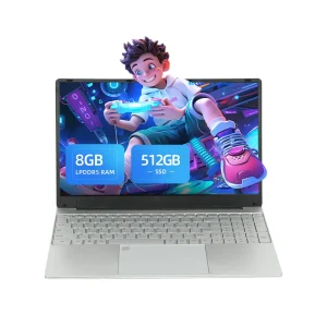 笔记本电脑 8GB DDR5 内存 商务笔记本电脑 15.6英寸 超薄便携 Win11 Pro 学生笔记本电脑