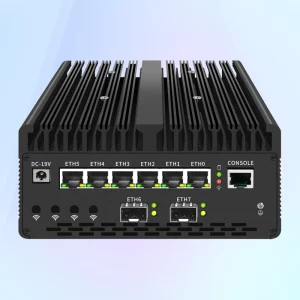 96GB Intel Ultra 7 155H 16 Cores AI Host 2/4 SFP Linux Server 4G 5G WIFI Soft Router Industrial Computer Firewall Router