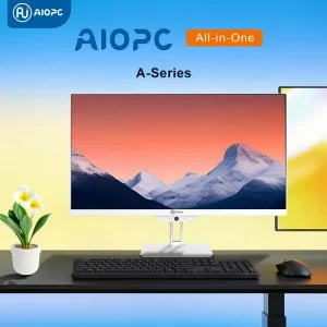 A Series All in One Computers for Business Windows I3 I5 I7 I9 23.8inch Desktop PC Office Home Office Editing Black White