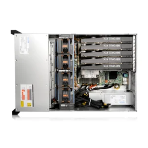 AI Computing GPU Server SYR4108G D12R G3 2 AMD 7543 CPU 1.92TB SSD 2x32GB DDR4 8 RTX 3090 4090 4U 8 GPU Server