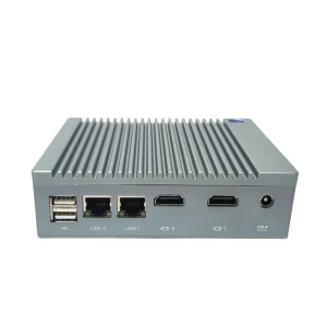 AI Edge Gateway Industrial Box PC RK3588 8-Core 64-Bit 6TOPS NPU Support 26 TOPS AI Accelerator Stick Dual LAN Dual HD-MI 2*COM