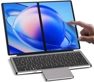 AI-Enhanced Dual-Screen Business Laptop Intel Core Touch for Corporate Office Collaboration