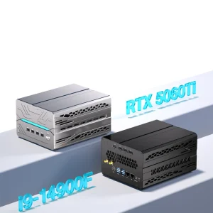 AI Gaming Mini PC Core I9 14900F with Discrete Graphics Card RTX5060 5060TI 96GB DDR5 NVME4.0 Desktop Mini Computer