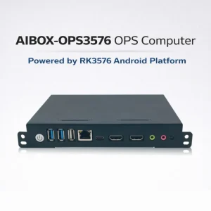 AIBox OPS3576 Rockchip RK3576 Android OPS Computer EDLA Google PlayStore Embedded OPS Plug in Computer Interactive Touch Display