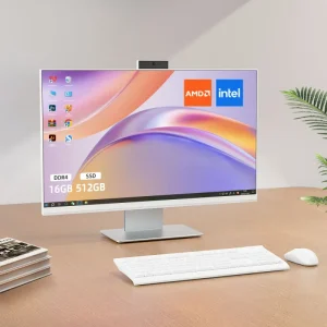 AIO 23.8 Inch Computer I7 1360P DDR4 16GB 32GB 1TB 2TB SSD All in One PC Monoblock Desktop Computer