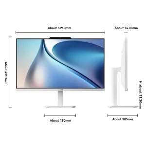 AIO 520 All-in-One Computer 23.8-inch I3-N305 CPU 16G 512G Business Office Home Use Entertainment Desktop Computer