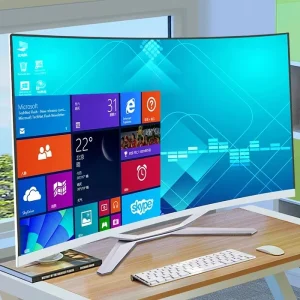 AIO Monoblock Industrial Desktop Computer Touch Curved Straight Screen 19-27 Inch Intel Core I5 DDR3 LCD Office All-in-One PC
