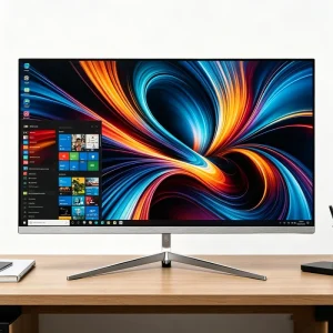 AIO PC All in One Computer 23.8 inch Core I5 I7 I9 CPU 8G 512G Business Office Home Use Entertainment Desktop Computer