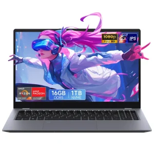 AMD AI R7-6800H Laptop Computer 60 FPS 16GB Dual DDR5 1TB 512GB SSD NVME 15.6 Inch Laptop R7 Laptop PC