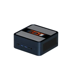 AMD Mini Desktop Computer AMD Ryzen R5 6600U R7 6800H Mini PC Barebone Office Home X86 Portable Mini PC AI PC with LCD Screen