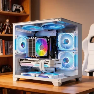 AMD Ryzen 5 9600X RTX 5060 8G 32G 1TB SSD High Performance Custom Gamer Machine Workstation PC System