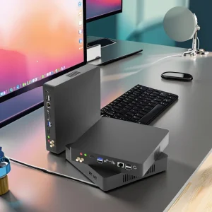 AMD Ryzen 7 7800 32GB DDR5 RAM M.2 NVMe SSD WiFi 6 Windows 11 Gaming Desktop Mini PC with 1 Year Warranty