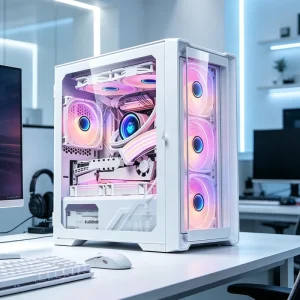 AMD Ryzen 7 7800X3D RTX 4070 Ti Super Gaming PC Desktop Computer Gamer Machine Air Cooling PC Gamer Desktop Gaming System