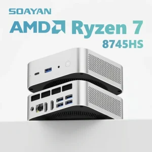 AMD Ryzen 7 8745HS Gaming Mini PC 32GB DDR5 1TB PCIe SSD 8 Cores 16 Threads Small Desktop Windows 11 Pro Computer