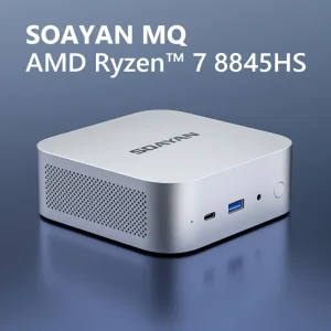 AMD Ryzen 7 8845HS Mini PC windows 11 Pro 32GB DDR5 1TB NVME PCIe SSD 3 Year Desktop Computer