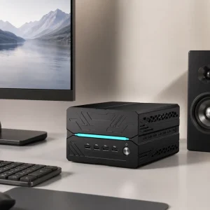AMD Ryzen R7 9800X3D RTX 5060Ti 16GB Wi Fi 7 Compact Mini PC DDR5 RAM Desktop Computer for Office and Gaming Use