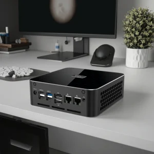 AMD Ryzen R9-8945HS WiFi6e Bluetooth5.2 Win11 Mini PC Thunderbolt3 Type C PD 120W 8K 60Hz High Performance Mini Computer