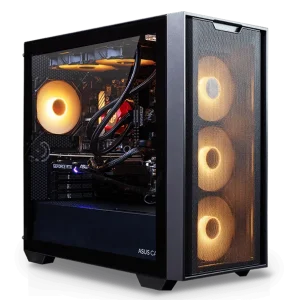 ASUSs Custom DIY Full Set RGB Liquid Cooled Gaming Desktop PC AMD R7 9700X 32G DDR5 1TB SSD RTX 5070 Gaming Computer