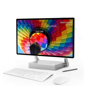All In One Desktop Computer with 24 27 32 Inch LCD Display I7 I5 I3 AIO for Office or Home Use