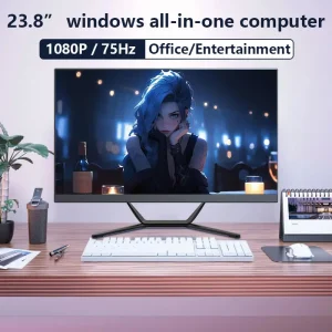 All in One 22 27 Inch Quad Core IPS USB Desktop Computer Intel I3 I5 I7 DDR3 DDR4 RAM SSD 256GB 512GB EU UK Mouse Keyboard