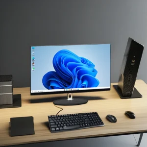 All in One 23.8 27 Inch Monoblock PC Core I3 I5 I7 10110U 1115G4 Desktop Computer With 23.8 LCD Display