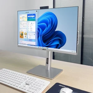 All in One Computer 24 to 27 Inch White Desktop Aio PC with Camera Speaker Core I3 I5 I7 I9