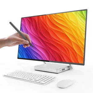 All in One Desktop PC 23.8 27 Inch LCD Touch Screen Intel Core I3 I5 I7 I9 SSD 4K Resolution Business Use Warranty