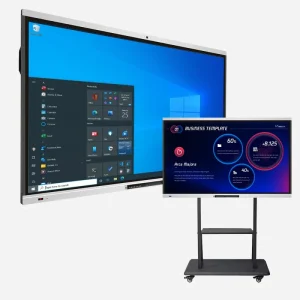All in One LCD Digital Interactive Smart Whiteboard Touch Screen Panel Vertical Advertising Display Signage OEM