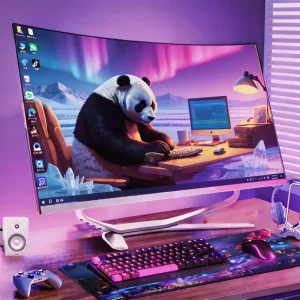 All in One PC 24/27 Inch Intel Core i7 Gaming Desktop OEM Computer with RTX 2080 DDR3 RAM VGA Interface