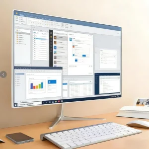 All in One PC Computers AIO Desktop Computer Core I5 I7 I9 with LCD Display