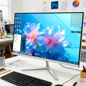 All in One PC Core I3 I5 8GB RAM 128GB SSD 23.8 Inch 1080P Office Computer