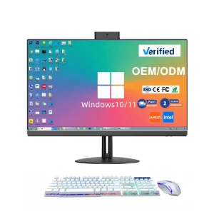 All in One PC Desktop Intel I3 I5 I7 CPU 8GB DDR4 RAM 256GB SSD LCD Monitor Monoblock Barebone Computer