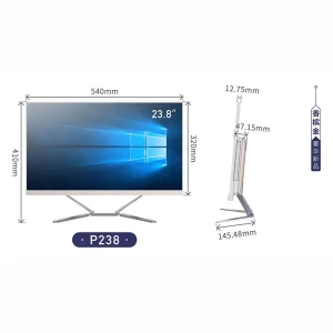 All in One PC21.5 23.8 Inch Intel Core I5 Windows 11 Touch Auto System Restore for School Computer Lab and Public Office Use