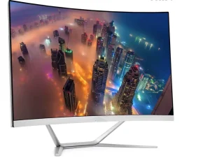 All in One Personal Computer Fully Assembled Curved Monoblock Desktop Computer FHD Curved 24 inch Screen Computer