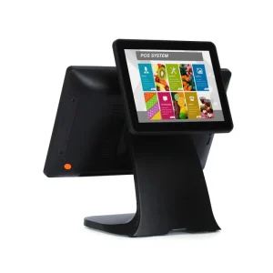 All in One Touch Screen POS Cash Register System With 15 Inch And 9.7 Inch Displays For Retail Restaurant Use