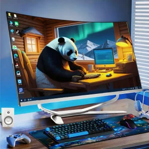 All in one PC I3 I5 I7 I9 Desktop Computer Office 23.8inch Desktop Computer for Home and Office Editing