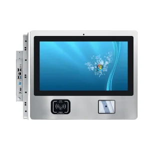 Aluminum Alloy Case All in One Capacitive Touch Screen QR Scanner Industrial PC Waterproof Fanless Intel Processor